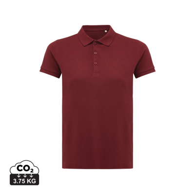 Picture of IQONIQ YOSEMITE LADIES RECYCLED COTTON PIQUE POLO in Burgundy