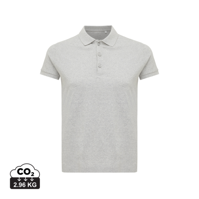 Picture of IQONIQ YOSEMITE LADIES RECYCLED COTTON PIQUE POLO in Heather Grey