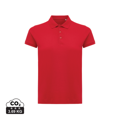 Picture of IQONIQ YOSEMITE LADIES RECYCLED COTTON PIQUE POLO in Red