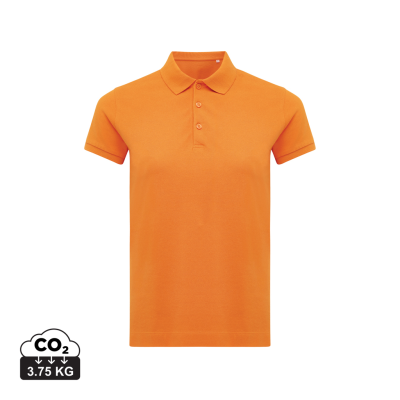 Picture of IQONIQ YOSEMITE LADIES RECYCLED COTTON PIQUE POLO in Orange