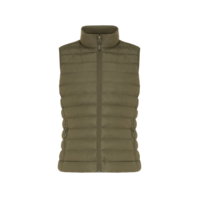 Picture of IQONIQ MERU LADIES RECYCLED POLYESTER BODYWARMER in Khaki.