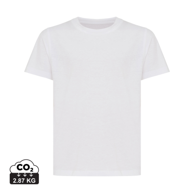 Picture of IQONIQ KOLI CHILDRENS RECYCLED COTTON TEE SHIRT in White.