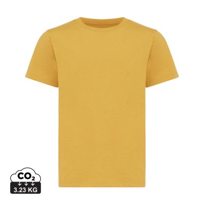 Picture of IQONIQ KOLI CHILDRENS RECYCLED COTTON TEE SHIRT in Ochre Yellow