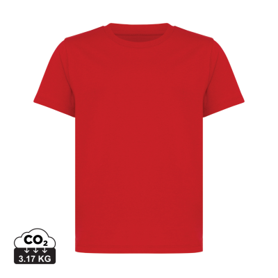 Picture of IQONIQ KOLI CHILDRENS RECYCLED COTTON TEE SHIRT in Red.