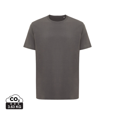 Picture of IQONIQ KAKADU RELAXED RECYCLED COTTON TEE SHIRT in Anthracite Grey