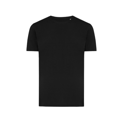 Picture of IQONIQ BRETT RECYCLED COTTON TEE SHIRT in Black.