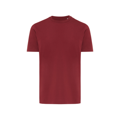 Picture of IQONIQ BRETT RECYCLED COTTON TEE SHIRT in Burgundy.