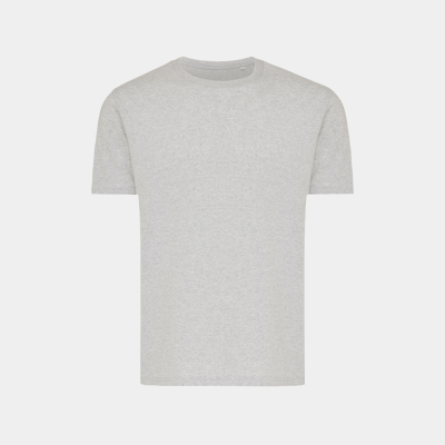 Picture of IQONIQ BRETT RECYCLED COTTON TEE SHIRT in Light Heather Grey