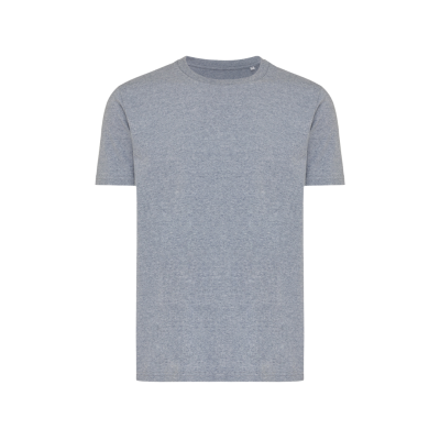 Picture of IQONIQ BRETT RECYCLED COTTON TEE SHIRT in Light Heather Navy