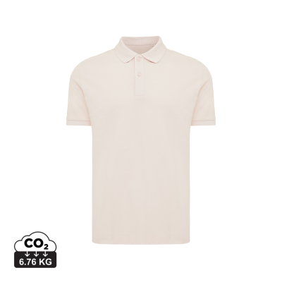 Picture of IQONIQ YOSEMITE RECYCLED COTTON PIQUE POLO in Cloud Pink