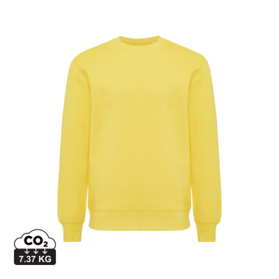 Picture of IQONIQ ETOSHA LIGHTWEIGHT RECYCLED COTTON CREW NECK in Yellow