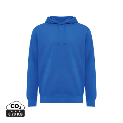 Picture of IQONIQ RILA LIGHTWEIGHT RECYCLED COTTON HOODED HOODY in Royal Blue