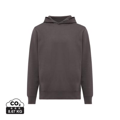 Picture of IQONIQ YENGO RECYCLED COTTON HOODED HOODY with Sidepockets in Anthracite Grey