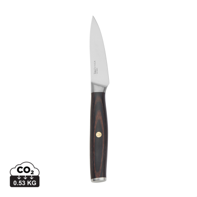 Picture of VINGA TARA RCS RECYCLED STEEL PARING KNIFE in Steel, Black