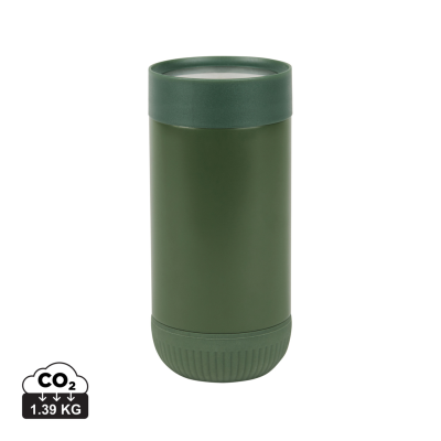 Picture of VINGA ERIE RCS RECYCLED SS PUSH MUG 350 ML in Green, Green.