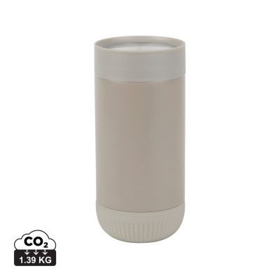 Picture of VINGA ERIE RCS RECYCLED SS PUSH MUG 350 ML in Grey, Grey.