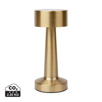 Picture of VINGA MARIS RCS RECYCLED ABS TABLE LAMP in Golden.