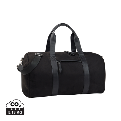 Picture of VINGA MARLOW RCS RECYCLED POLYESTER WEEKEND BAG in Black.