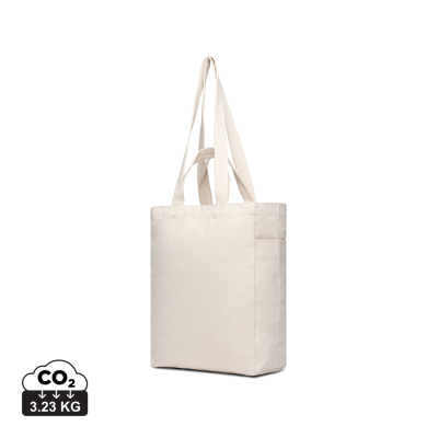 Picture of VINGA HILO AWARE™ RECYCLED CANVAS ZIP TOTE in Off White.