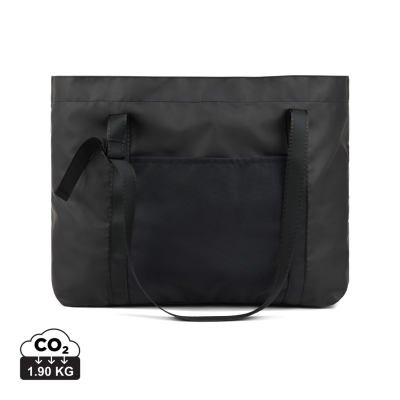 Picture of VINGA LIVORNO GRS RECYCLED POLYESTER MAXI TOTE in Black