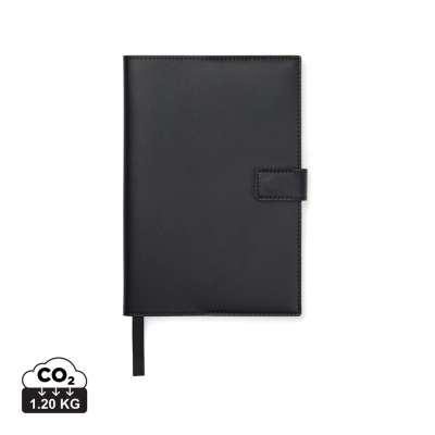 Picture of VINGA TIMO PU RCS RPET NOTE BOOK in Black