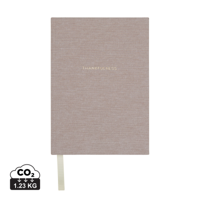 Picture of VINGA THANKFULNESS GRS RECYCLED PAPER JOURNAL in Beige.