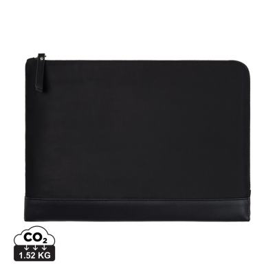 Picture of VINGA MARLOW RCS RECYCLED POLYESTER 16 INCH LAPTOP SLEEVE in Black