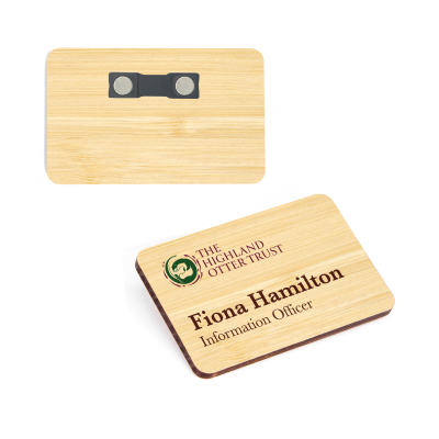 Picture of BAMBOO NAME BADGES.