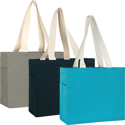 Picture of CRANBROOK ECO 10OZ COTTON CANVAS TOTE SHOPPER.