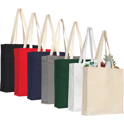 Picture of AYLESHAM ECO 8OZ COTTON CANVAS SHOPPER TOTE.