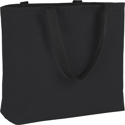 Picture of HARVEL ECO 10OZ COTTON BIG TOTE in Black.