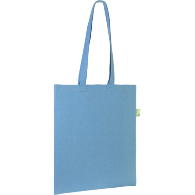 Picture of SEABROOK ECO 5OZ RECYCLED COTTON TOTE in Blue Baby