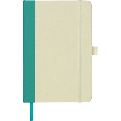 Picture of MAXTON ECO SUGARCANE A5 NOTE BOOK in Nat & Teal