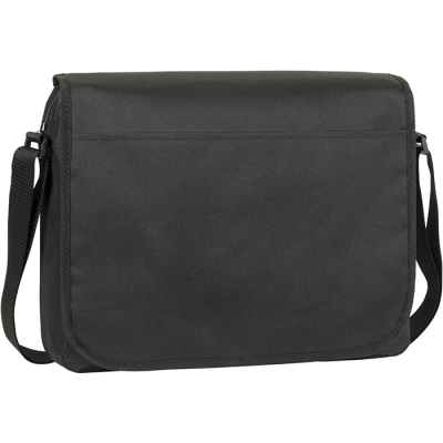 Picture of WHITFIELD ECO RECYCLED MESSENGER BAG in Black