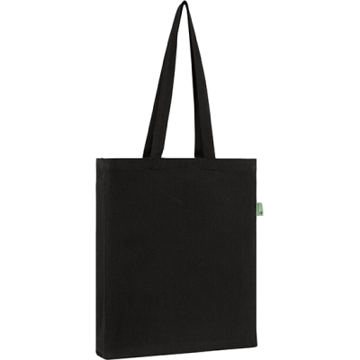 Picture of CHELSFIELD RECYCLED ECO 6OZ COTTON TOTE in Black