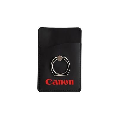 Picture of ADHESIVE PHONE WALLET with Metal Ring Stand