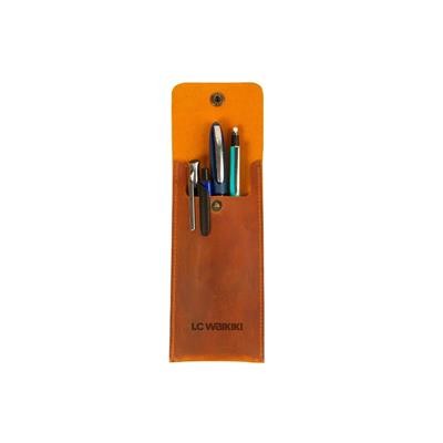 Picture of GENUINE LEATHER SNAP PEN SLEEVE CASE