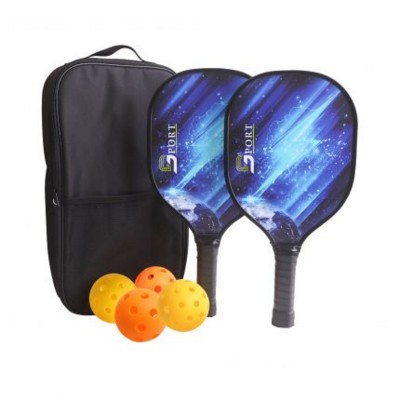 Picture of WOOD PICKLEBALL SET