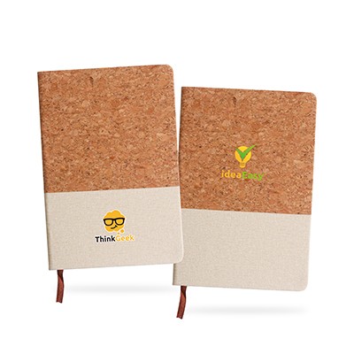 Picture of NATURAL CORK & COTTON A5 NOTE BOOK.