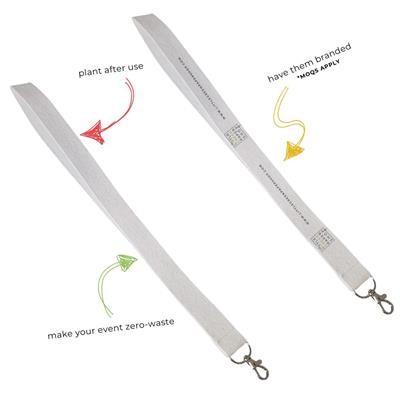 Picture of PLANTABLE SEEDS PAPER LANYARD