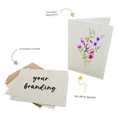 Picture of PLANTABLE SEEDS PAPER GREETING CARD A6