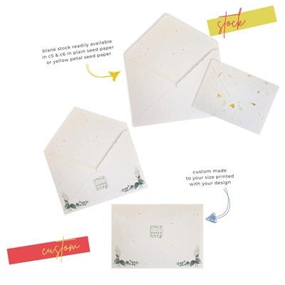 Picture of PLANTABLE SEEDS PAPER ENVELOPE C6