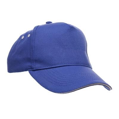 Picture of ULTIMATE SANDWICH PEAK 5 PANEL CAP In Royal Blue