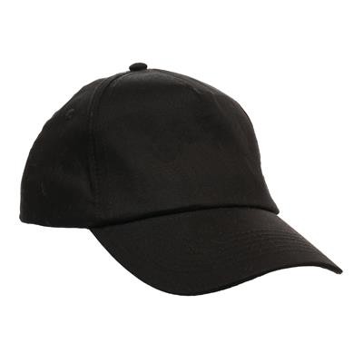 Picture of PREMIUM 5 PANEL CAP In Black.