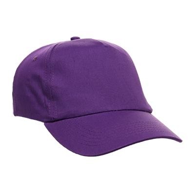 Picture of PREMIUM 5 PANEL CAP In Purple.