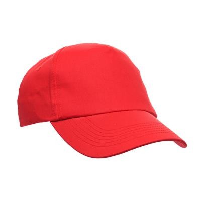 Picture of PREMIUM 5 PANEL CAP In Red.