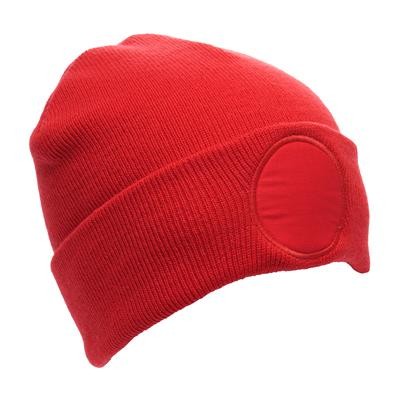 Picture of CIRCLE PATCH BEANIE In Classic Red