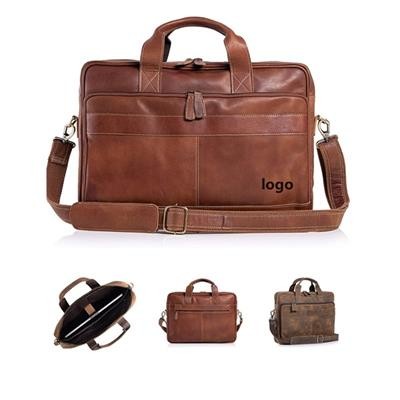 Picture of LEATHER BRIEFCASES LAPTOP MESSENGER BAGS.
