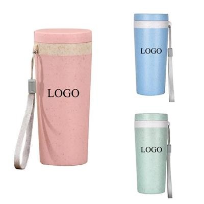 Picture of STRAW FIBER THERMAL INSULATED BOTTLE.