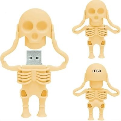 Picture of CARTOON SKELETON SHAPE MEMORY STICK.